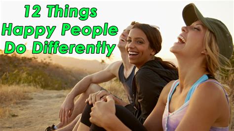 12 Things Happy People Do Differently Infographic