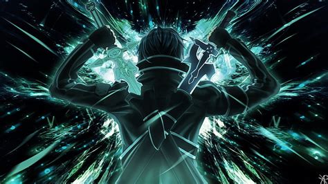 Hd Wallpaper Sword Art Online Kazuto Kirigaya Kirito Sword Art