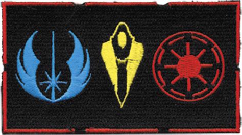 Star Wars Clone Wars Symbols Patch Circle Red