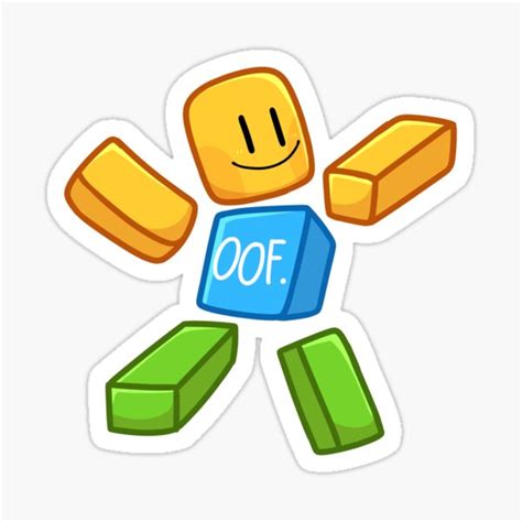 Oof Sticker For Sale By Kxradraws Redbubble