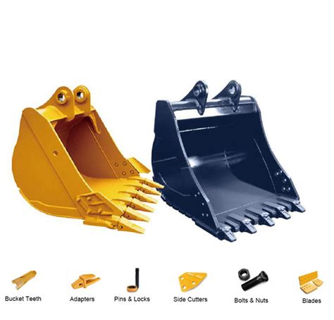 Machinery Spare Parts Backhoe Rubber Track Excavator Buckets For All