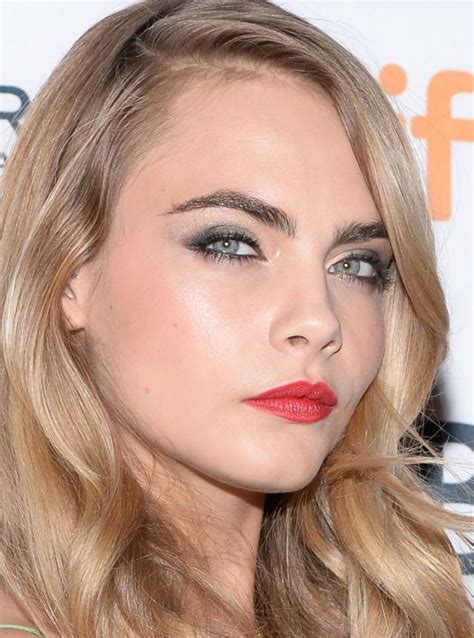 One Of The Loveliest Looks At Tiff Red Lips And Smoky Eyes On Cara