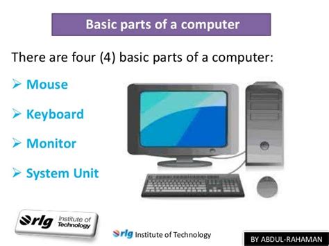 What Are The Four Main Parts Of A Computer System Design Talk