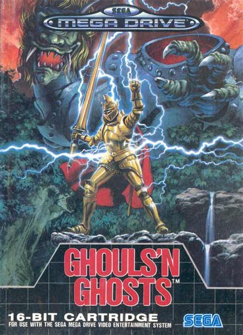 Ghouls N Ghosts 1989 Genesis Box Cover Art Mobygames