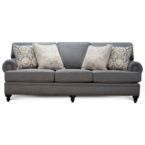 England June 2a05n Traditional Sofa With Nailhead Trim Furniture And