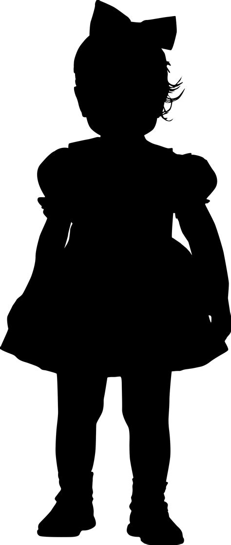 Baby Girl Clipart Silhouette 10 Free Cliparts Download Images On