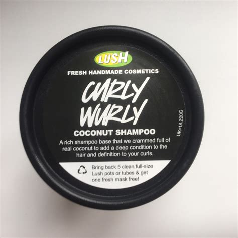 Curly Wurly Coconut Oil Hair Shampoo From Lush Cosmetics