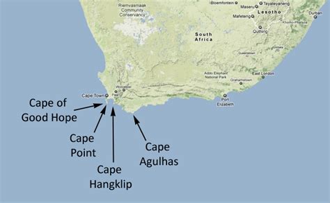 Map Of Africa Cape Of Good Hope Allina Madeline