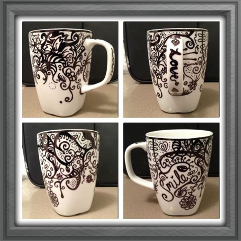 Diy Sharpie Mug Sharpie Crafts Diy Mugs Sharpie Markers Sharpies