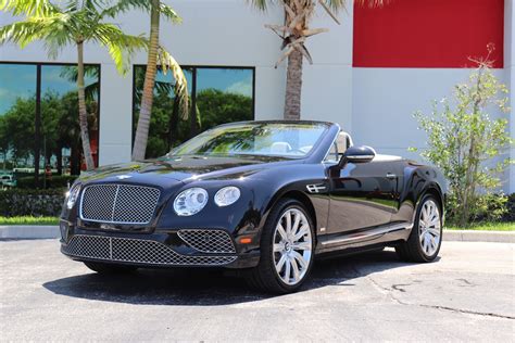 Used 2018 Bentley Continental Gt Convertible For Sale 179900