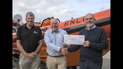 Port Of Falmouth Sailing Association Makes Generous Rnli Donation Rnli