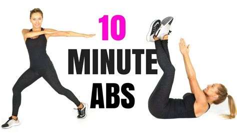 At Home Workout 10 Minute Abs With Standing Ab Exercises And Tips On