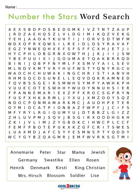 Printable Number Word Searches
