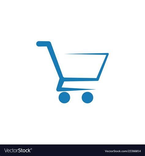 Shopping Cart Graphic Icon Design Template Vector Image
