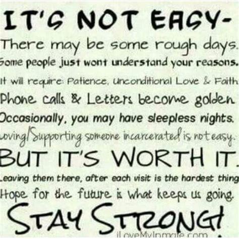 Every day, in my prayers i make mention of you. Stay strong (With images) | Prison quotes, Prison wife ...