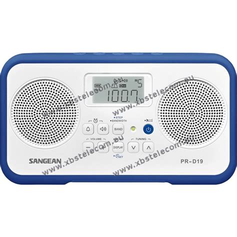 Sangean Pr D19 Récepteur Radio Broadcast Portable Amfm Xbs