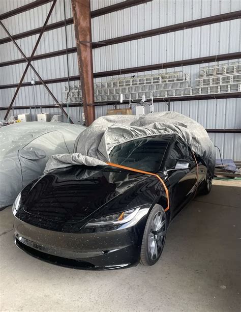 Is This A Leaked Photo Of The Tesla Model 3 Refresh If So Wow Electrek