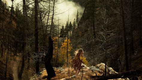 Wallpaper Forest Women Wilderness Mythology Tree Autumn Season