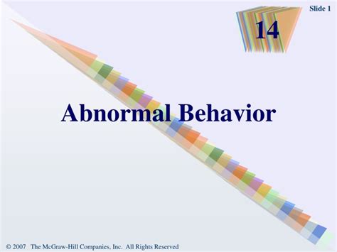 Ppt Abnormal Behavior Powerpoint Presentation Free Download Id9445388