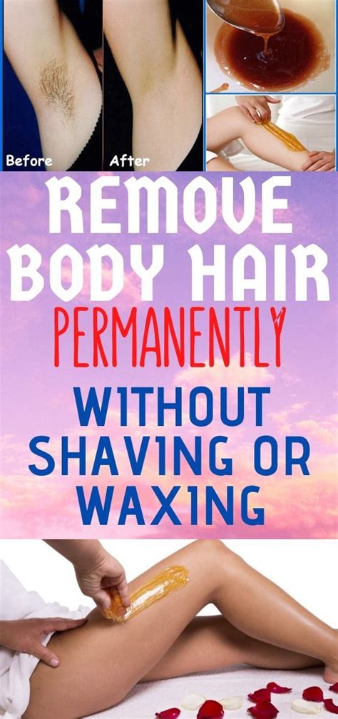 Let the ingrown hair go away and heal before you start shaving again, since that will irritate what's already really sensitive and possibly even lead to an. HOW TO REMOVE BODY HAIR PERMANENTLY WITHOUT SHAVING OR ...