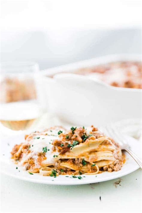 authentic classic lasagna bolognese recipe homemade noodles