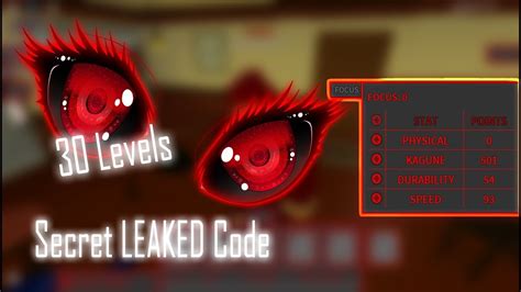 You are going to discover numerous free of. Secret Code That Gives You 30 Levels | Ro-Ghoul | Leake ...