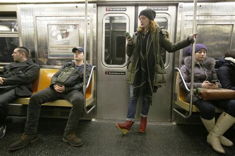 Manspreading On New York Subways Is Target Of New M T A Campaign