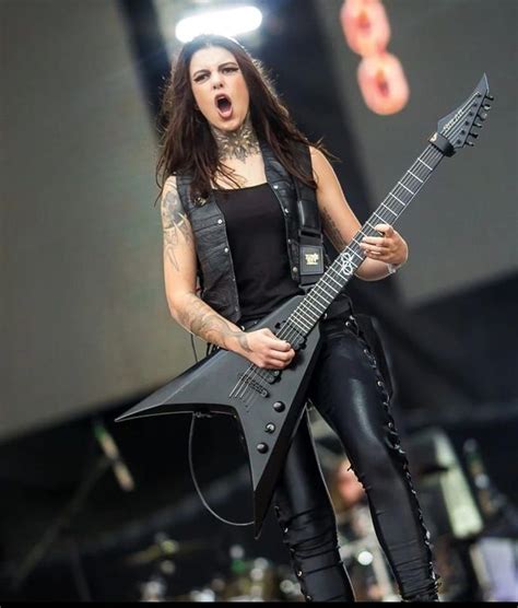 Female Guitarist Female Musicians Guitar Girl Metal Girl Pose Reference Rage Biker