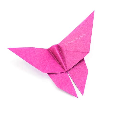 How To Make A Traditional Origami Butterfly Folding Instructions