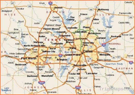 Dallasfort Worth Map