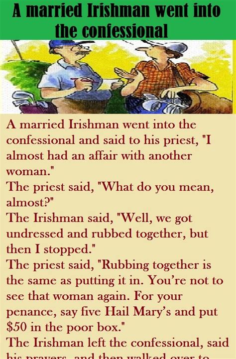 A Married Irishman Went Into The Confessional In 2020 Irish Men