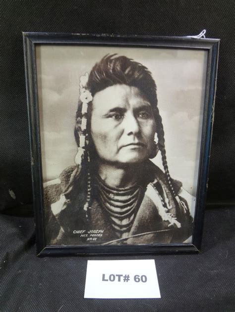 Sold Price Framed Print Of Photo Of Chief Joseph Of The Nez Perces