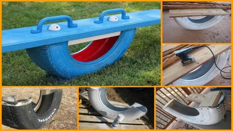 Diy Tire Into A Teeter Totter