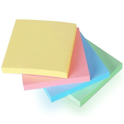 Pcs Colors Sheets Diary Stickers Self Adhesive Sticky Notes