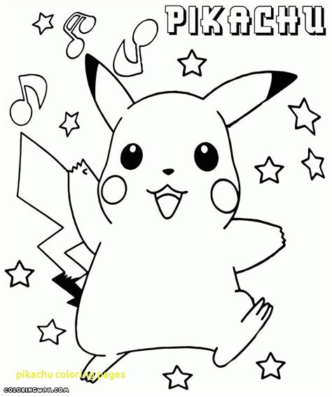 Printable pikachu easter coloring page. Pikachu Pop Star Coloring Pages - BubaKids.com