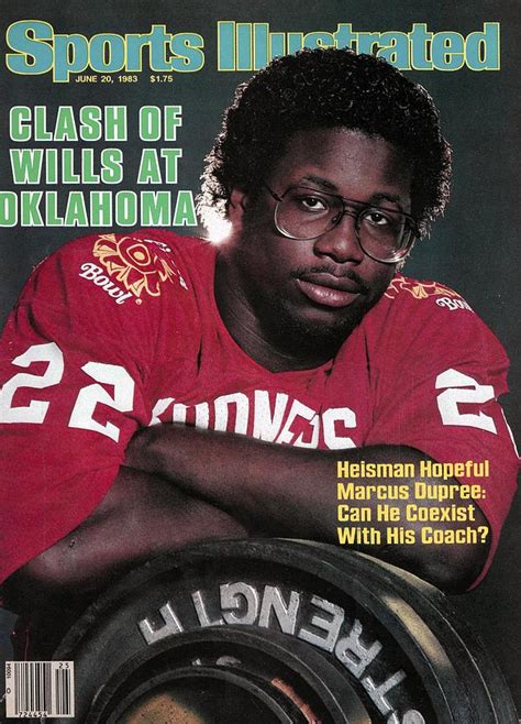 University Of Oklahoma Marcus Dupree Sports Illustrated Cover Photograph By Sports Illustrated