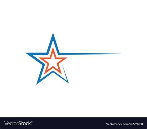 Star Logo Template Royalty Free Vector Image Vectorstock