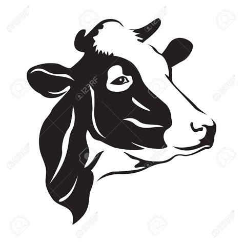 Cow Head Silhouette Clip Art 20 Free Cliparts Download Images On