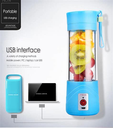 سعر ومواصفات Usb Mini Portable Juice Blender خلاط عصير محمول قابل للشحن من Oneclickstore فى