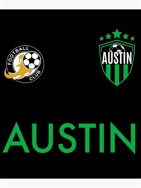 Austin Fc Soccer Jersey Poster For Sale By Heavenlywhale Redbubble