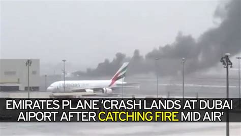 Terrifying Video Shows Emirates Plane With 275 Passengers Crash Landing