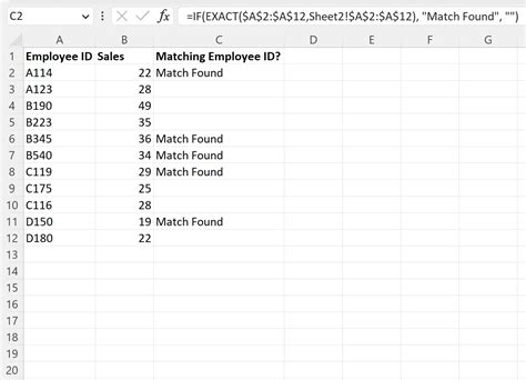 Excel : Comment trouver des valeurs correspondantes dans deux feuilles ...