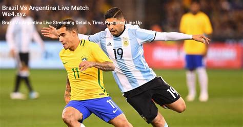 There must be a winner when argentina play brazil on tuesday in saudi arabia. Brazil Vs Argentina Live Match | Brazil vs argentina, Live ...
