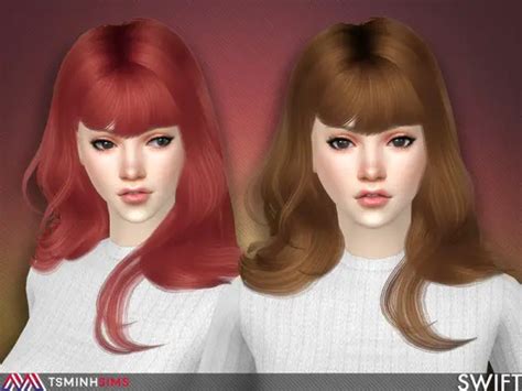 The Sims Resource Swift Hair 57 By Tsminhsims Sims 4 Hairs