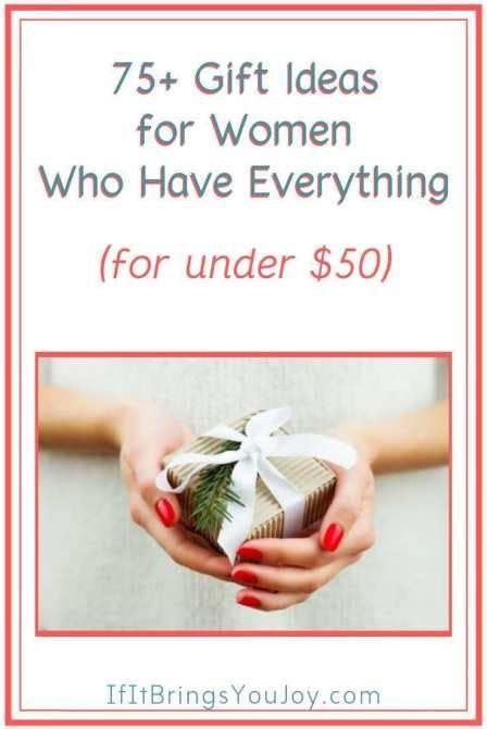 Maybe you would like to learn more about one of these? 75+ Gift Ideas for Women Who Have Everything | Thoughtful ...