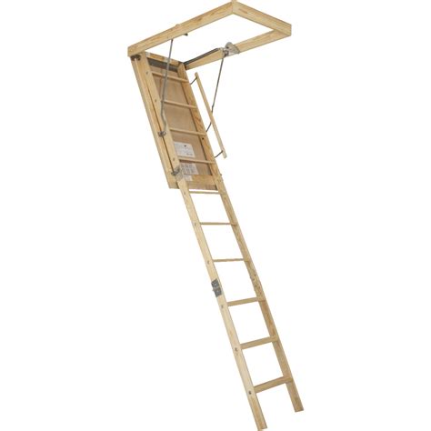 Louisville Ladder Windsor Wood Attic Stairs