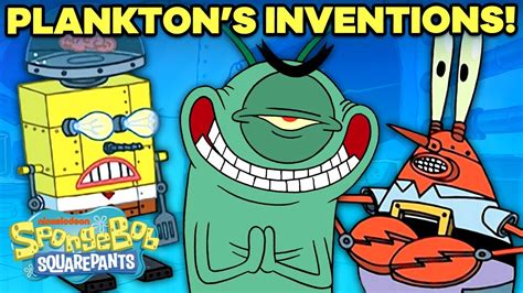 Every Plankton Invention Used To Steal The Krabby Patty Secret Formula