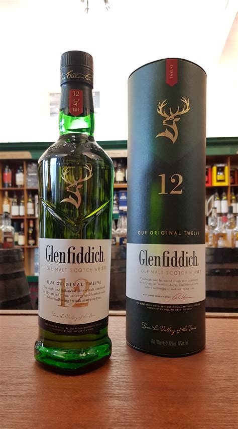 Glenfiddich 12 Years Old Single Malt Scotch Whisky 70cl The Whisky