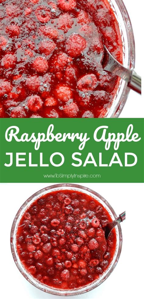 We serve the chicken with russian salad, which is made of potatoes, carrots and peas with. This festive, delicious Raspberry Apple Jello Salad is perfect for a holiday dinner or anytime ...