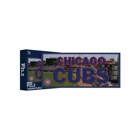Chicago Cubs Mlb 500 Piece Stadiumscape Jigsaw Puzzle Pzlz Wrigley F